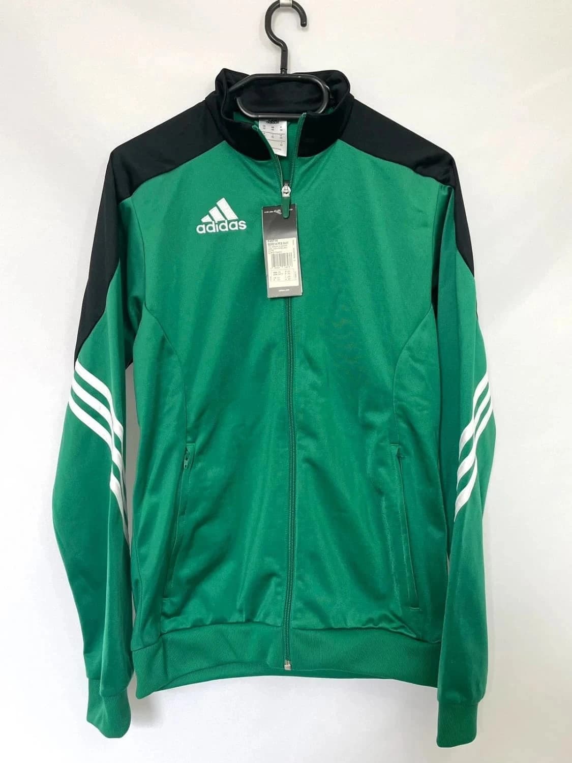 Veste full zip Adidas verte taille XS - Photo 2/7