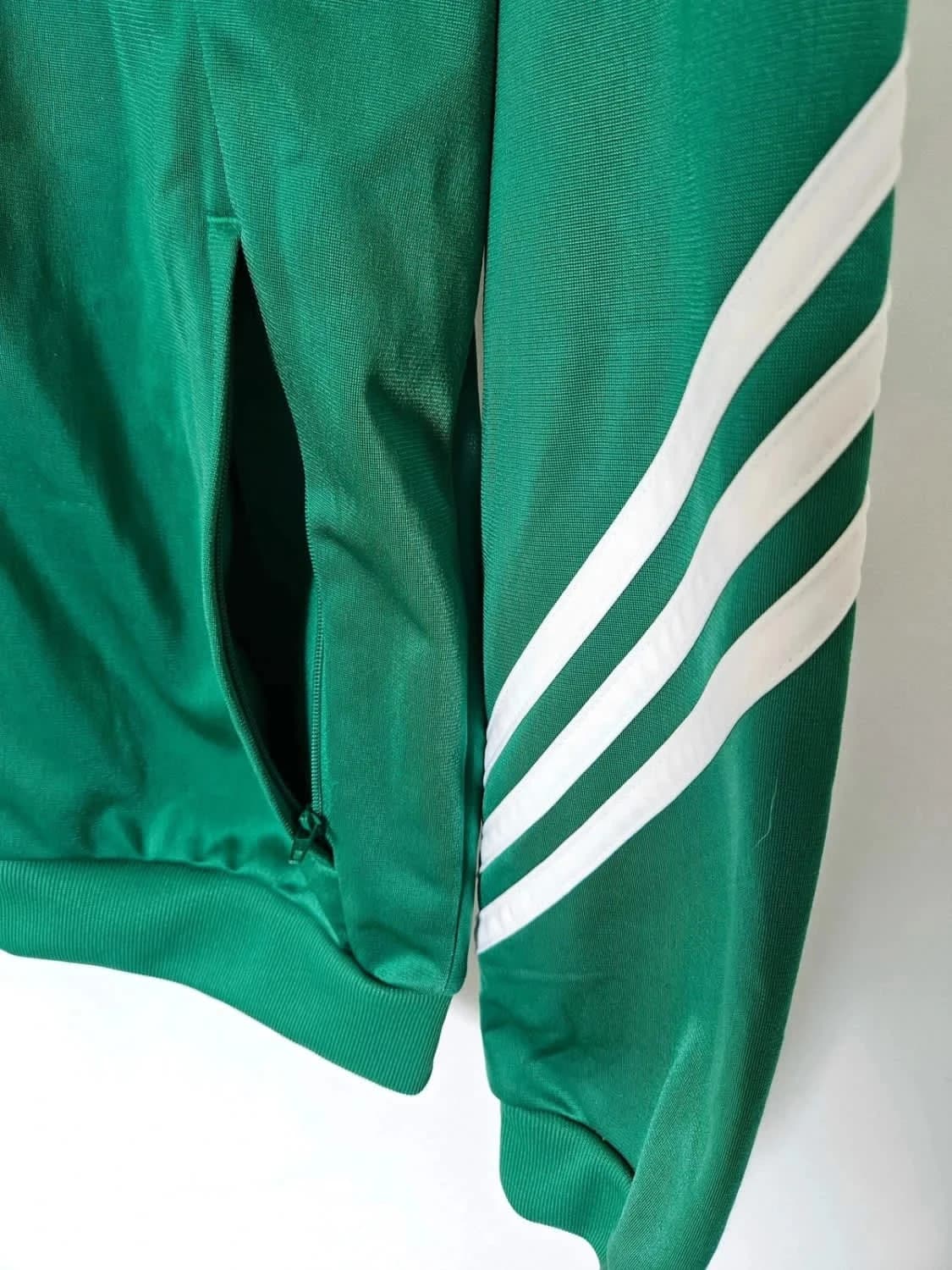 Veste full zip Adidas verte taille XS - Photo 4/7