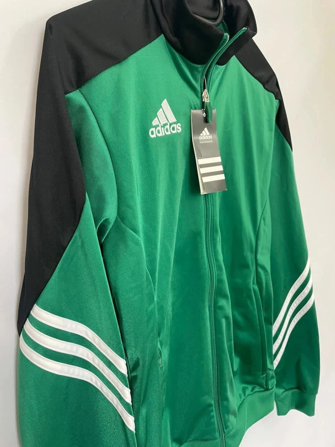 Veste full zip Adidas verte taille XS - Photo 5/7