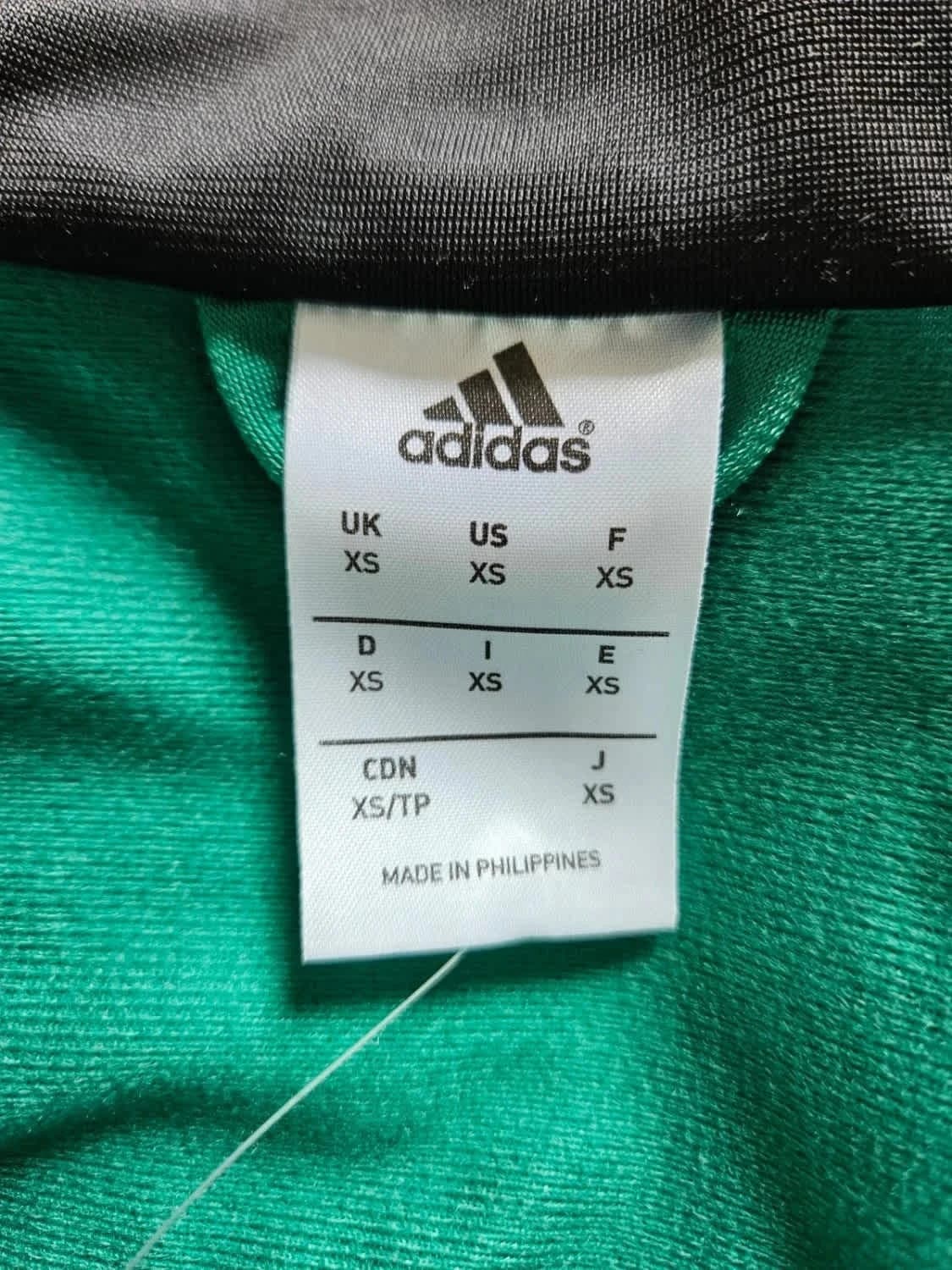 Veste full zip Adidas verte taille XS - Photo 6/7