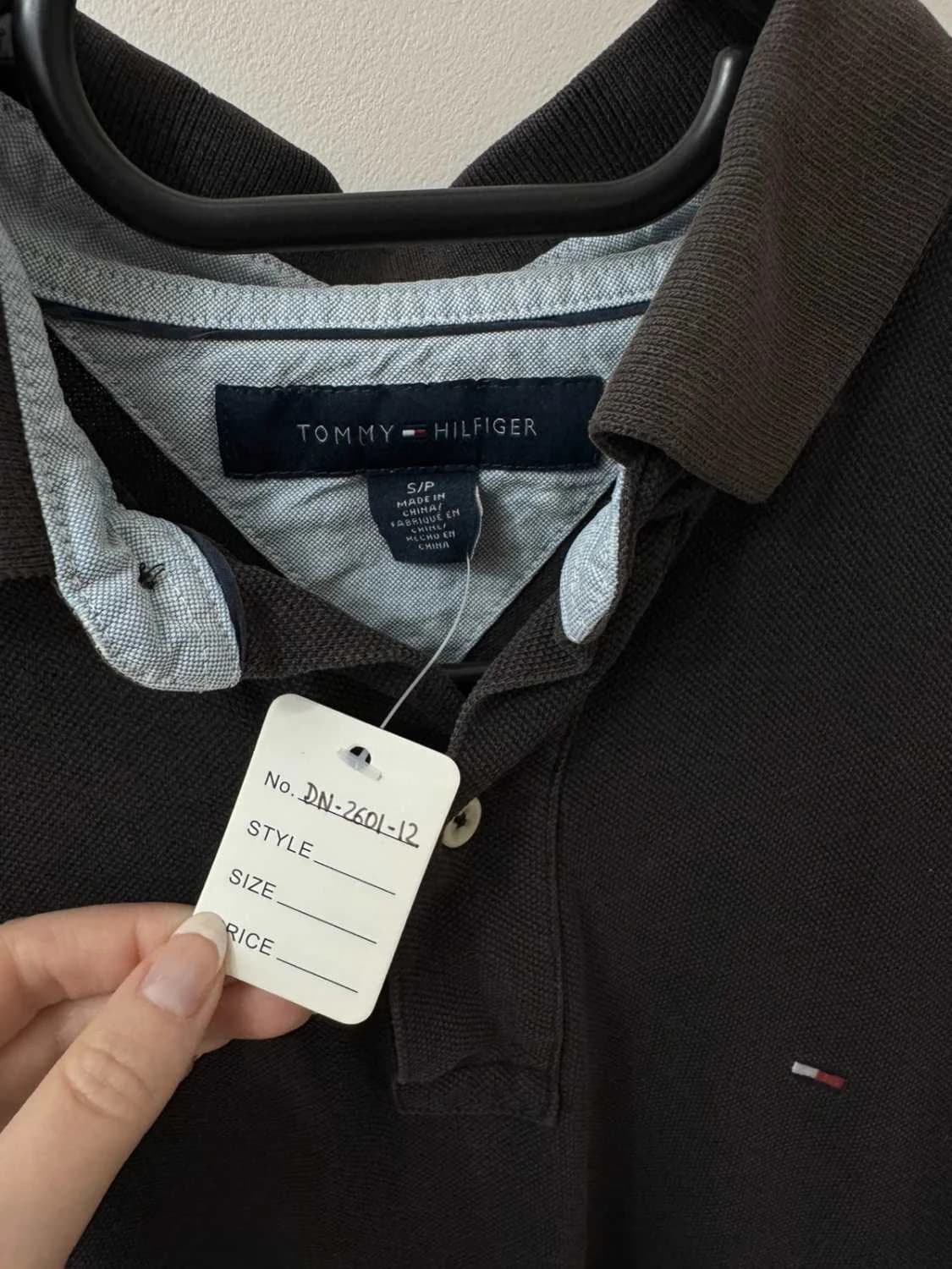 Polo manches courtes coton piqué Tommy Hilfiger marron taille S - DN260112 - Photo 7/8