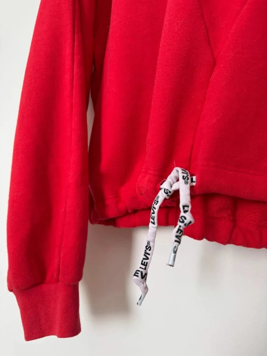 Levi’s sweat colorblock rouge ajustable taille M - Photo 4/8