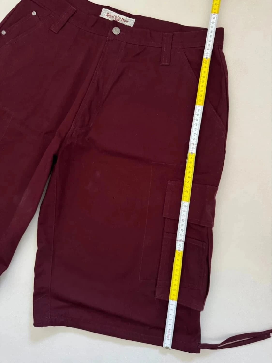 Short cargo Regal Wear rouge bordeaux taille W38 - Photo 6/6