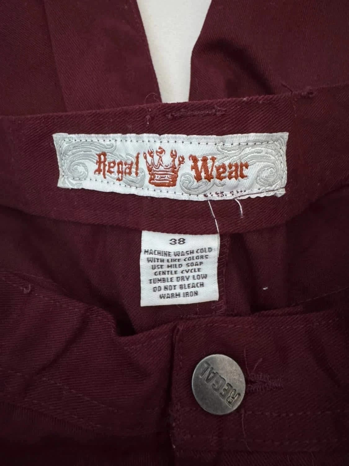 Short cargo Regal Wear rouge bordeaux taille W38 - Photo 3/6