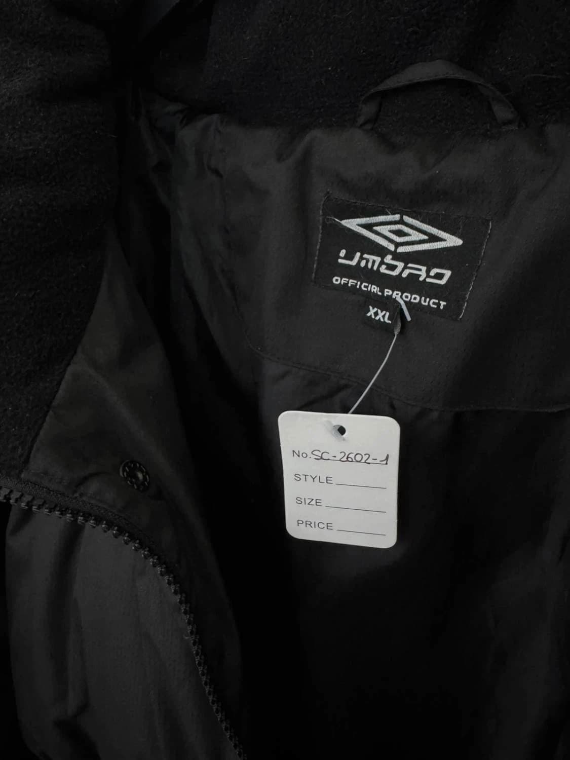 Doudoune longue Umbro noir duvet taille XXL - SC26021 - Photo 9/12