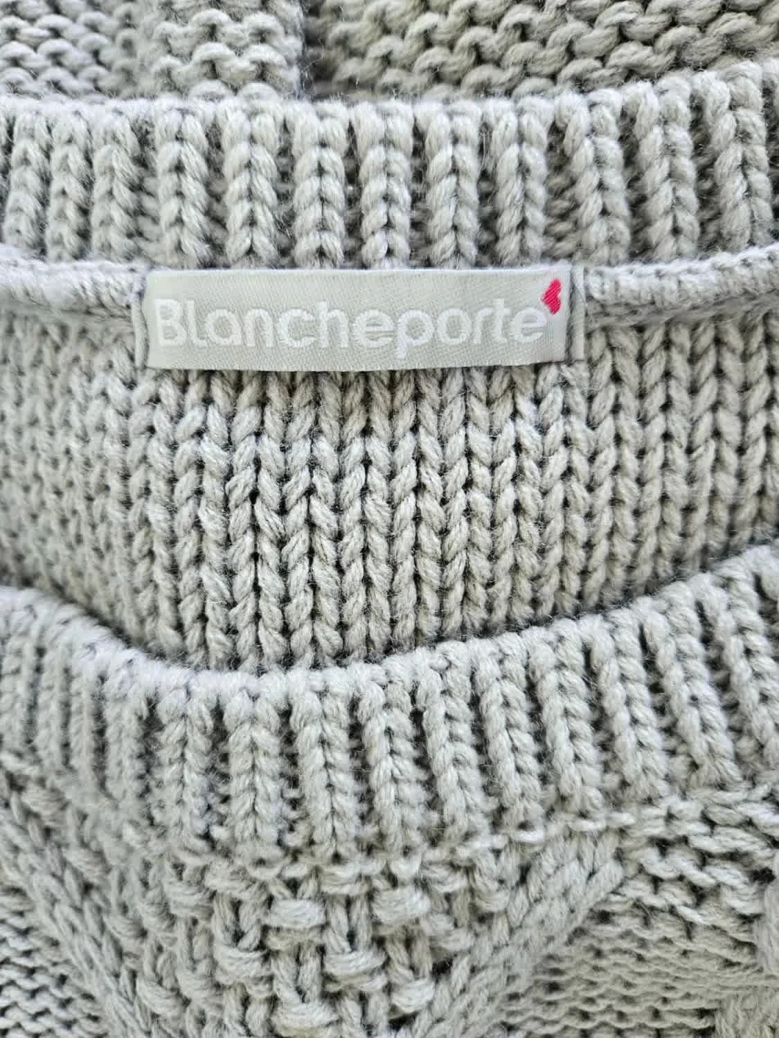 Robe pull en maille gris Blancheporte - Photo 3/3