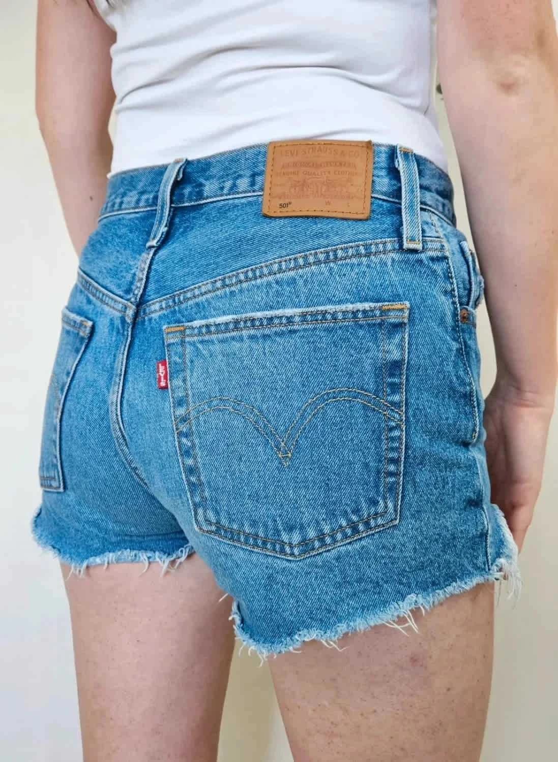 Short en jean Levi’s Premium 501 Original W26 - Photo 1/11