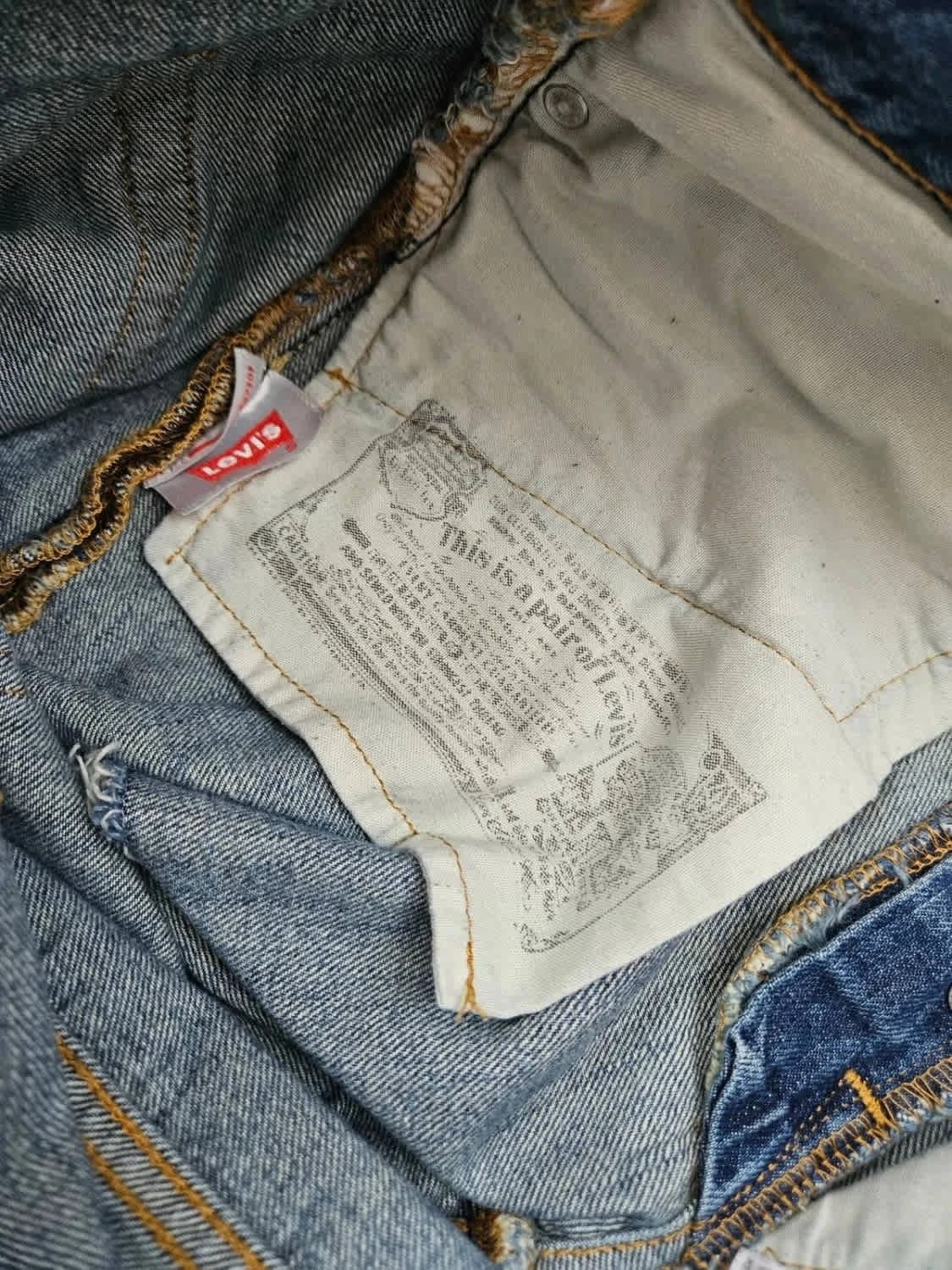 Short en jean Levi’s 501 Original W26 - Photo 7/8