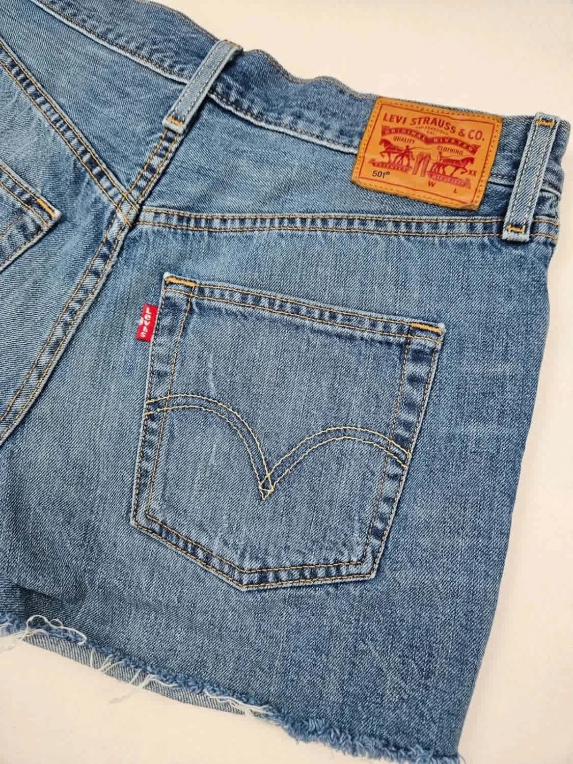 Short en jean Levi’s 501 Original W26 - Photo 3/8