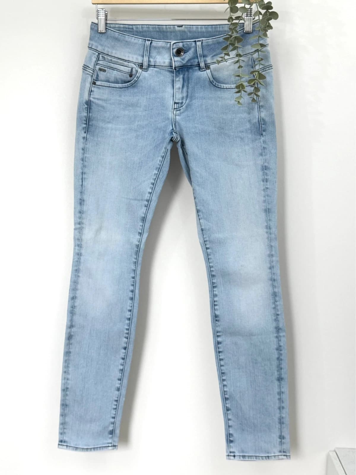 Jean G-Star Raw slim skinny bleu clair taille W27 L30 - Photo 2/12