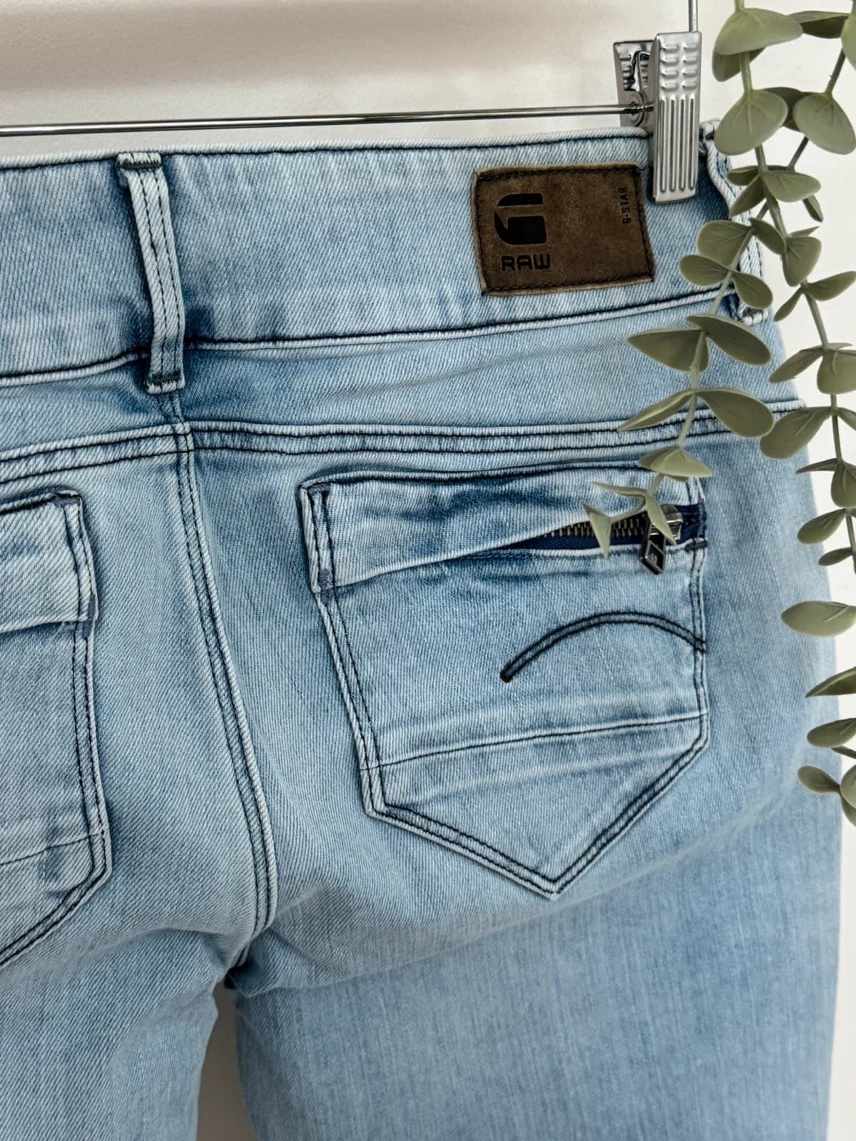 Jean G-Star Raw slim skinny bleu clair taille W27 L30 - Photo 6/12