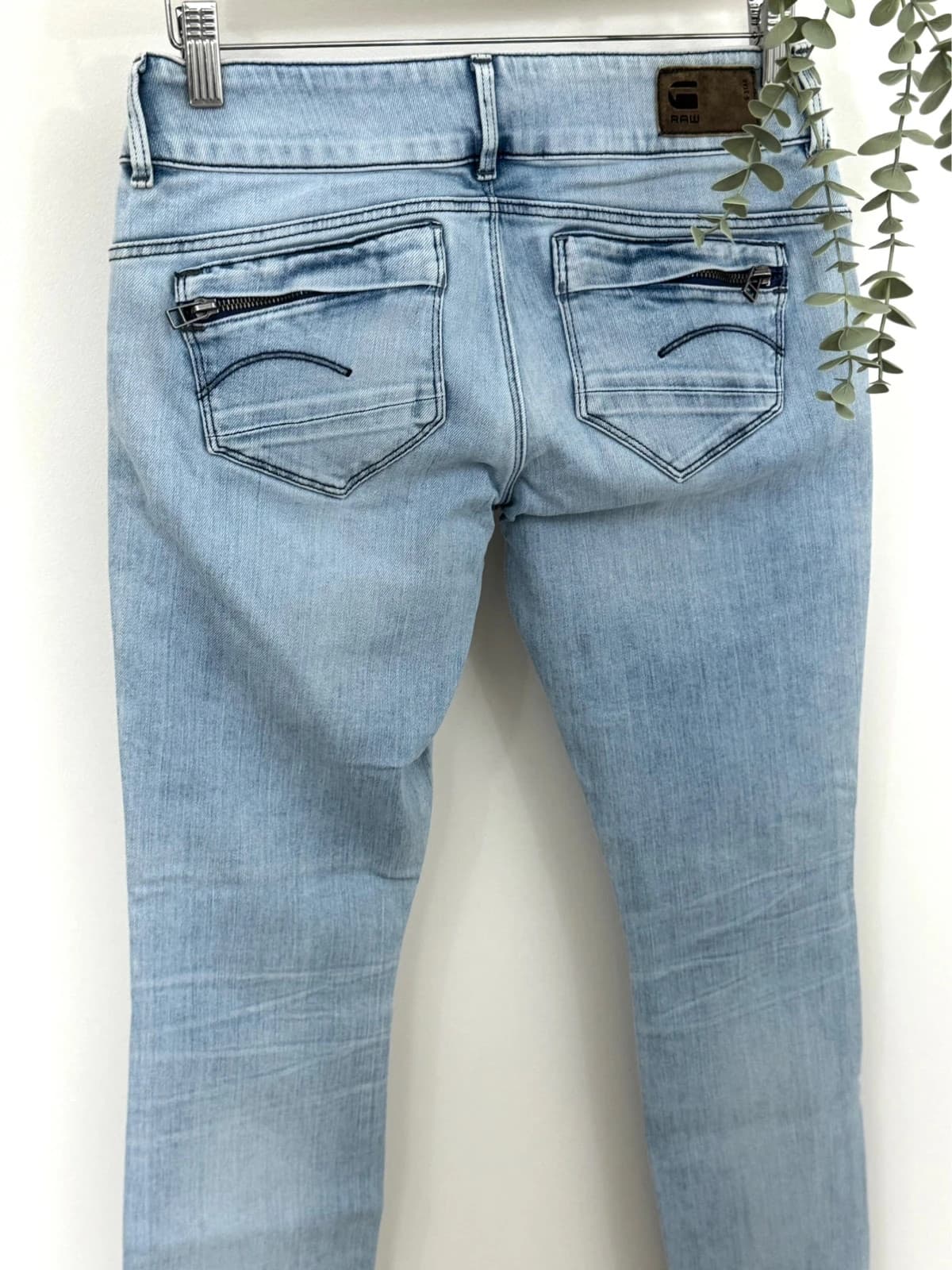 Jean G-Star Raw slim skinny bleu clair taille W27 L30 - Photo 7/12