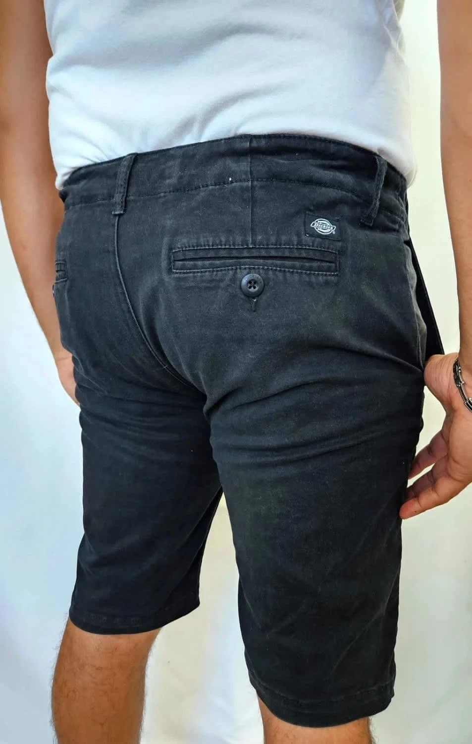 Short chino Dickies noir élastique taille 44 - Photo 1/7