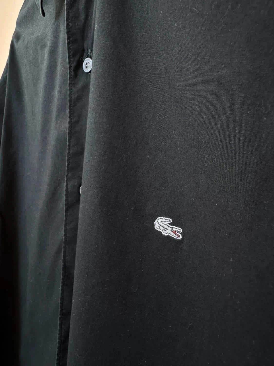 Chemise manches longues Lacoste noire taille 41/L - Photo 4/8