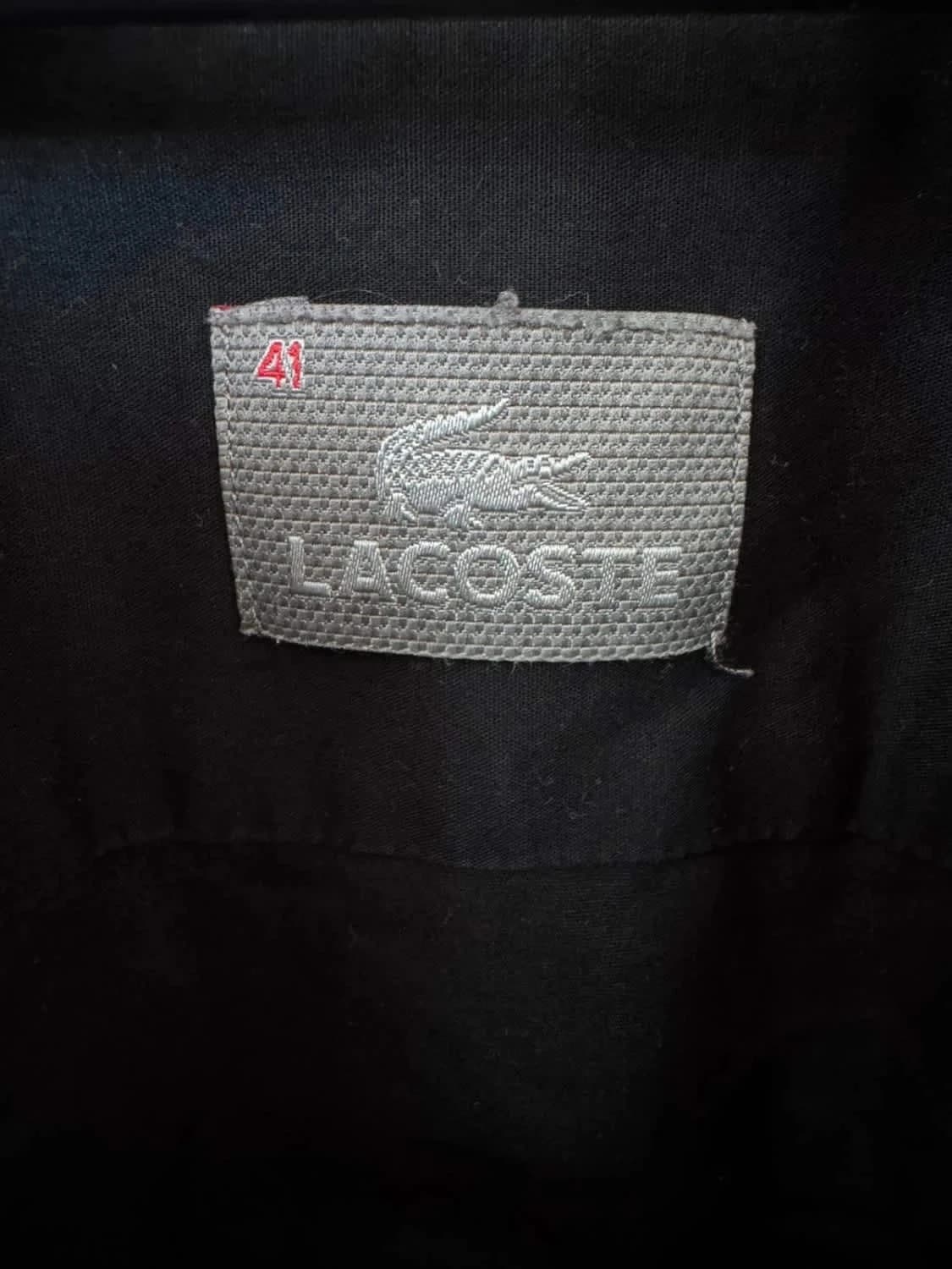Chemise manches longues Lacoste noire taille 41/L - Photo 3/8