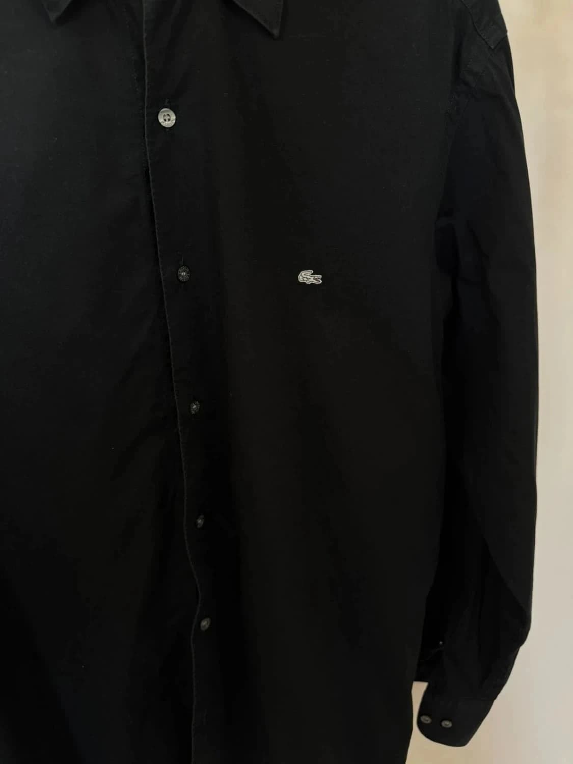 Chemise manches longues Lacoste noire taille 41/L - Photo 8/8