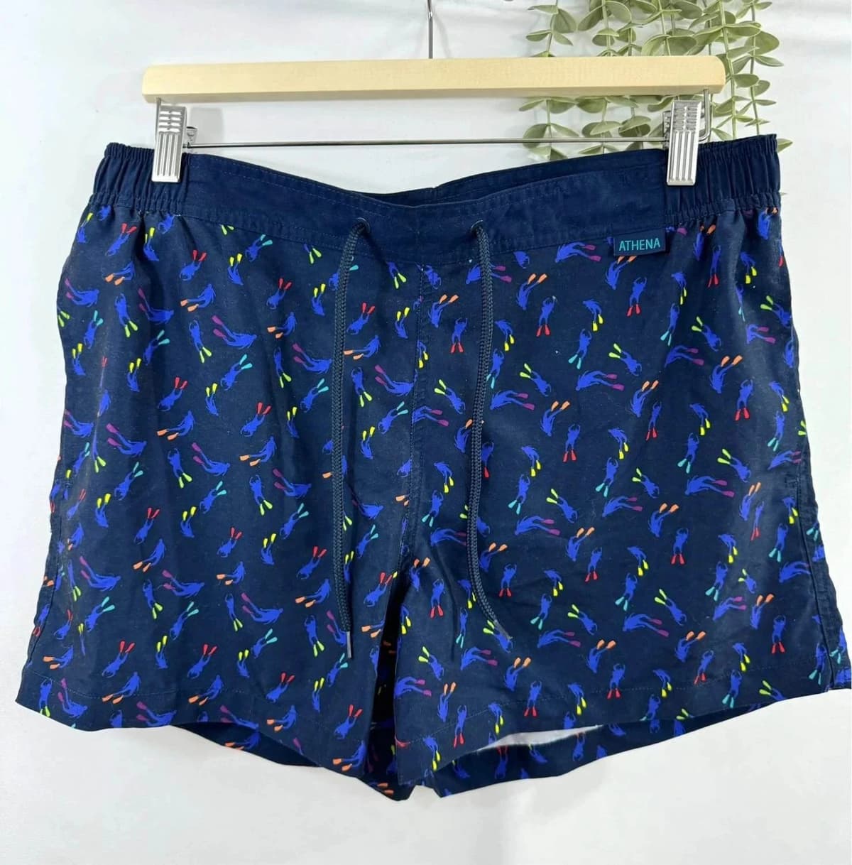 Short de bain Athena motifs plongeurs taille XL - Photo 2/7