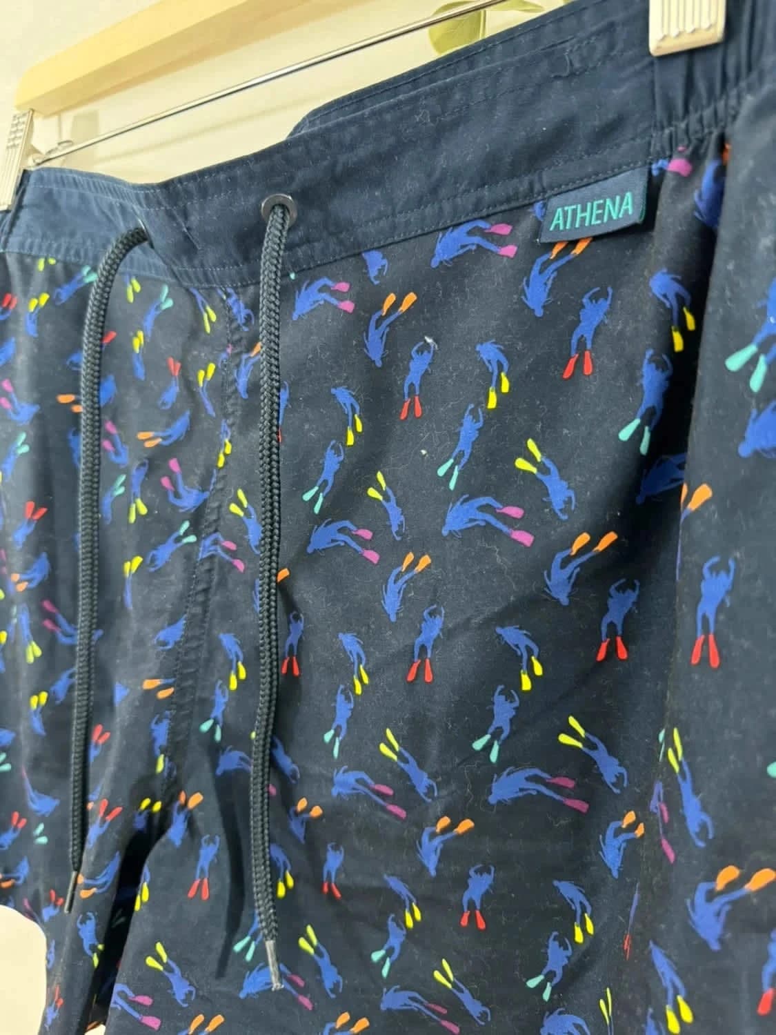 Short de bain Athena motifs plongeurs taille XL - Photo 4/7