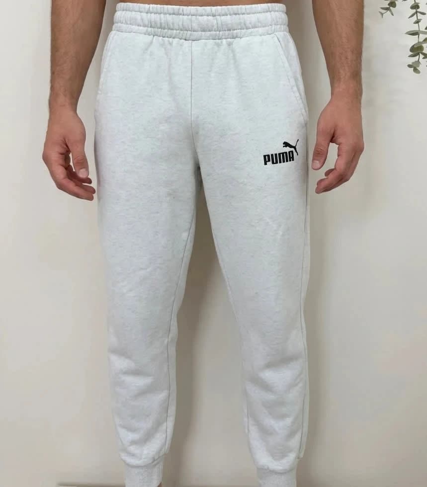Jogging molleton Puma gris clair coupe ajustée taille S - SC26012 - Photo 1/10