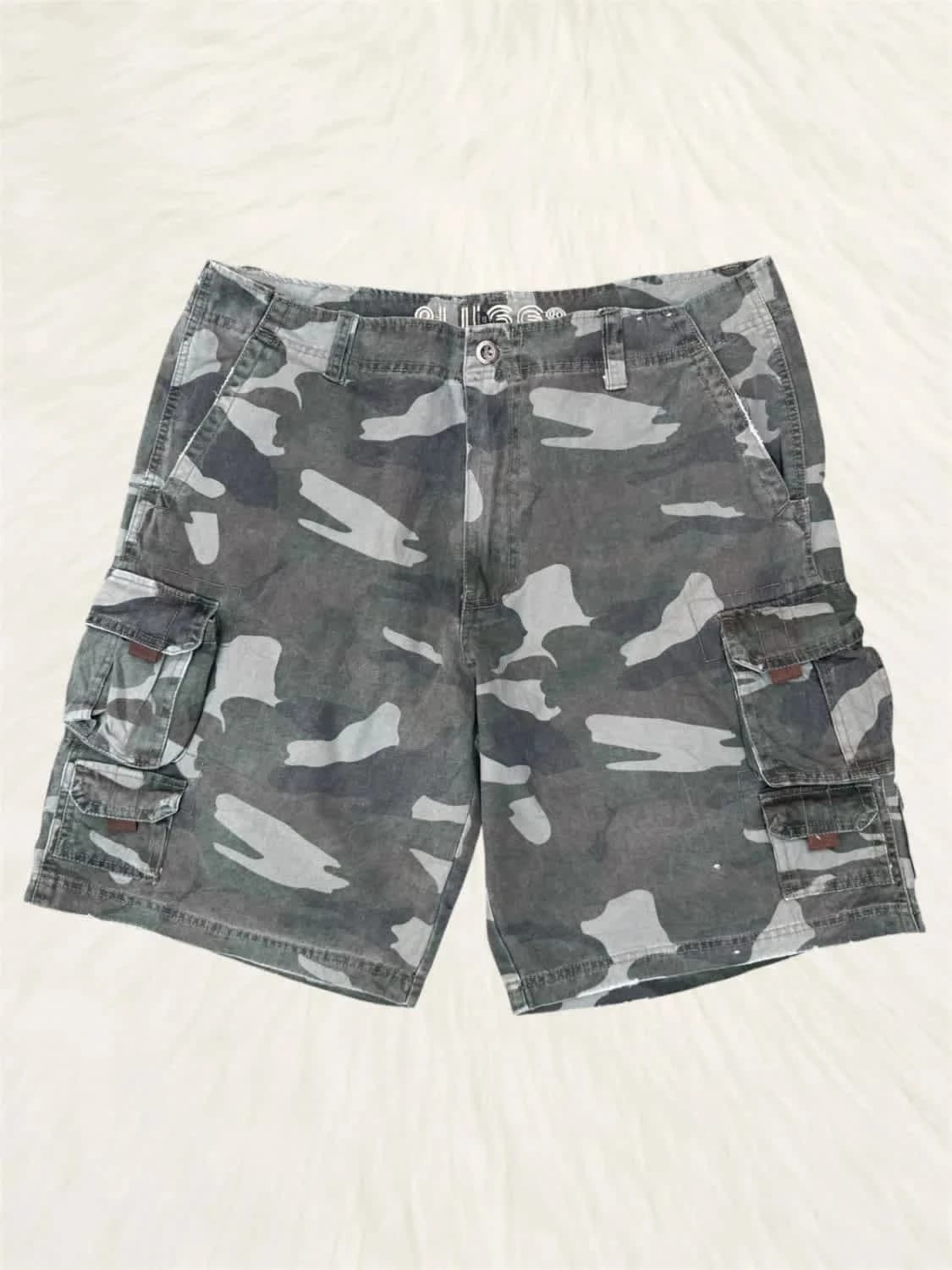 Short cargo camouflage Plugg taille W40 - Photo 2/6