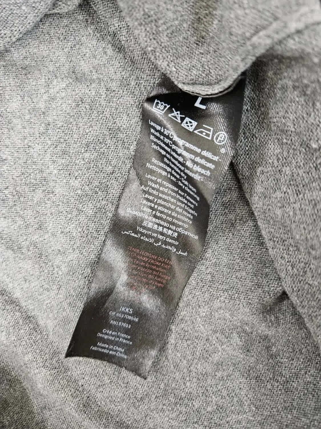 Pull fin gris Homme IKKS taille L - Photo 6/6