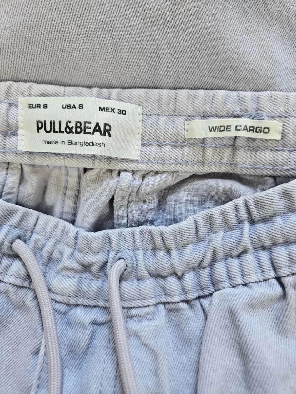 Short cargo élastique Homme Pull&Bear gris taille S - Photo 7/8
