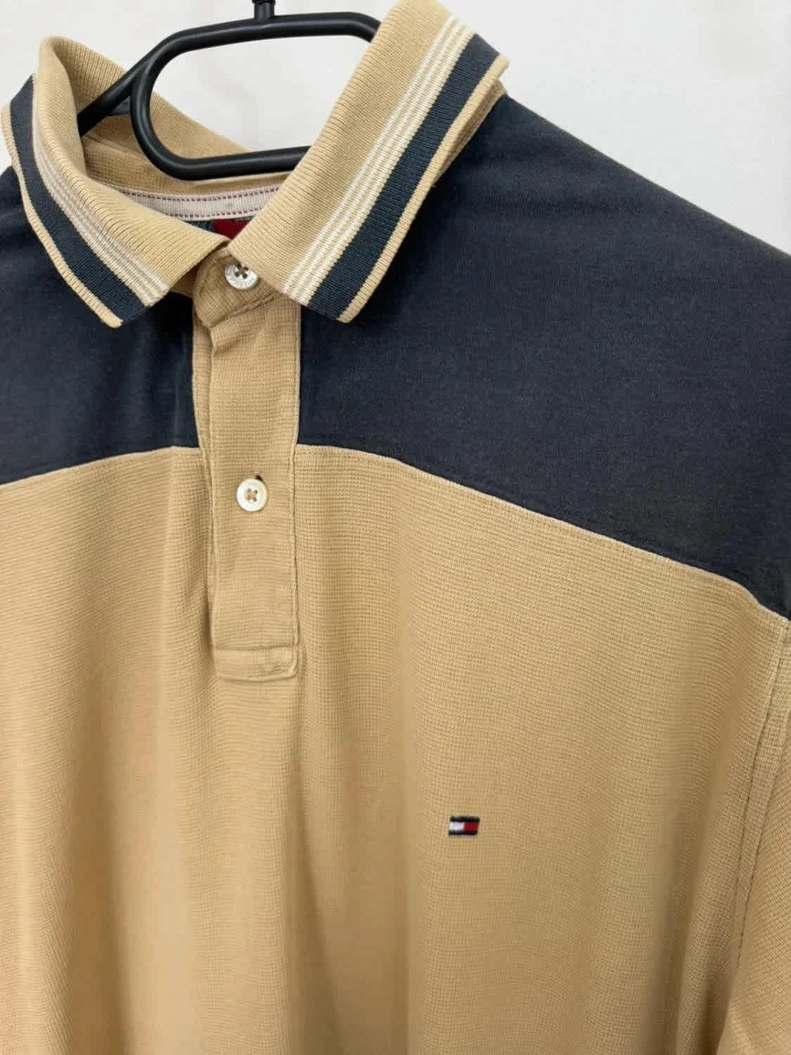 Polo coton Tommy Hilfiger beige taille L - FP251215 - Photo 4/13