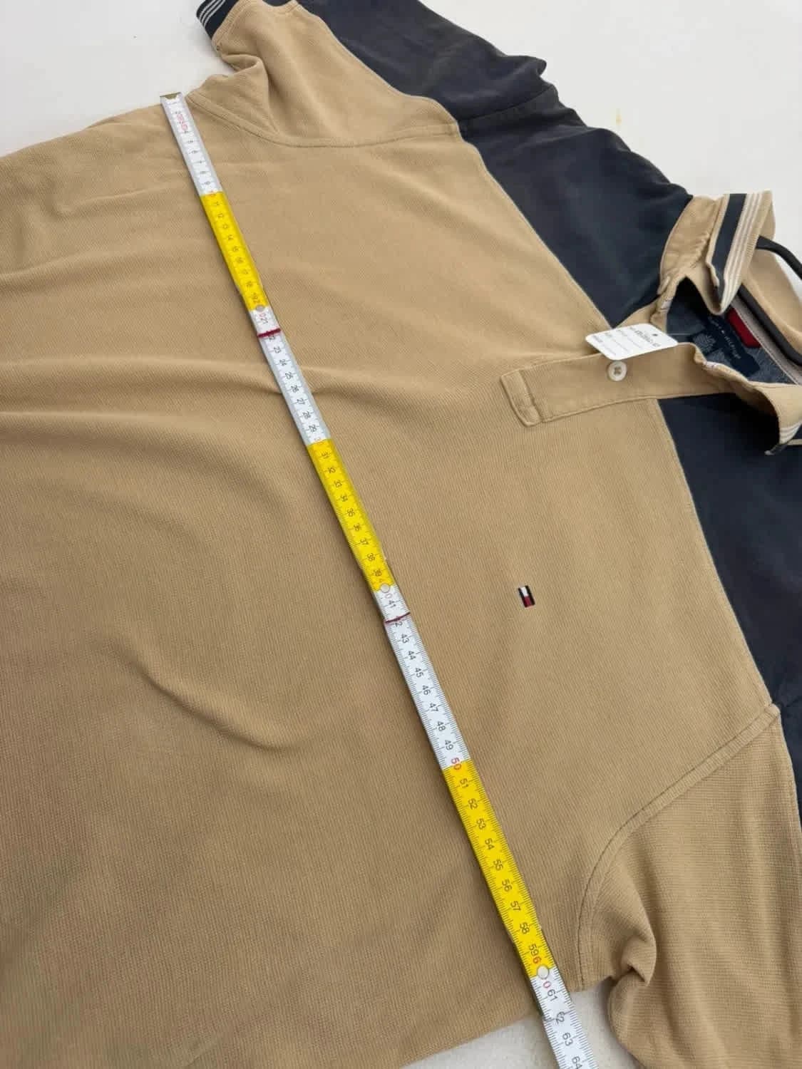 Polo coton Tommy Hilfiger beige taille L - FP251215 - Photo 13/13
