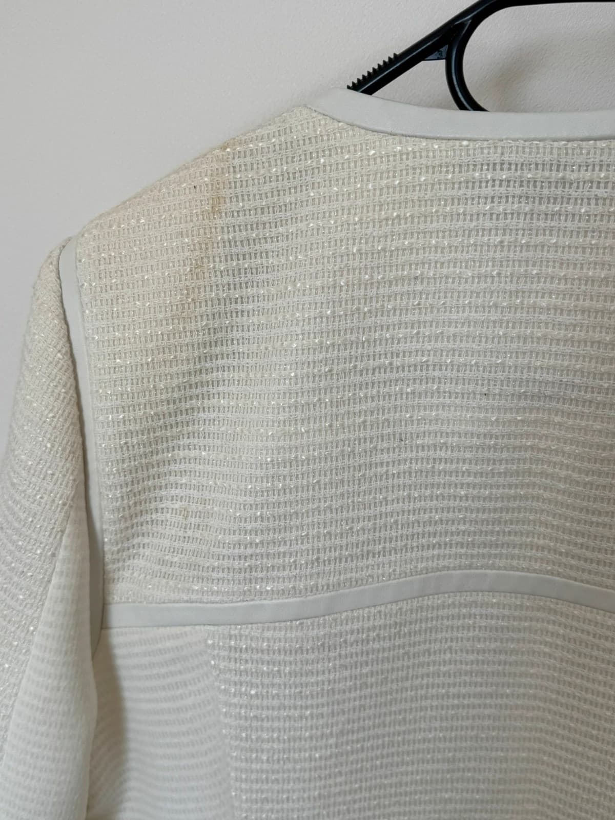 Veste texturée Zapa écru zip taille 44/M - Photo 10/12