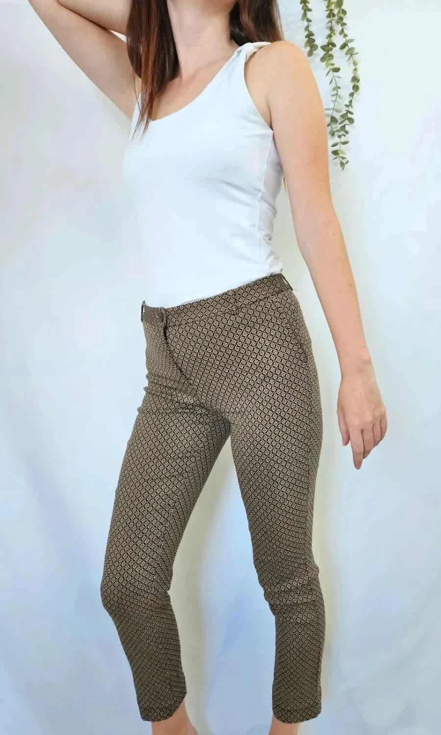 Pantalon Sud Express à motifs taille 40 - Photo 1/6