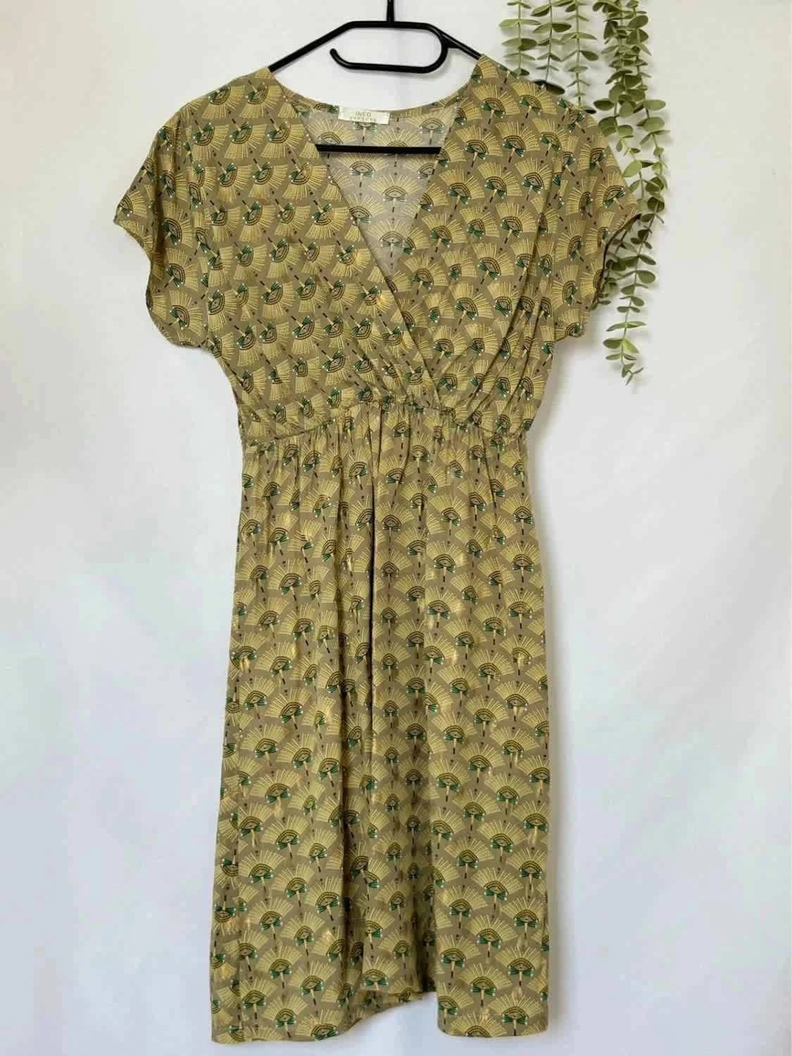 Robe mi-longue à motifs Ineo Couture taille unique - Photo 2/5