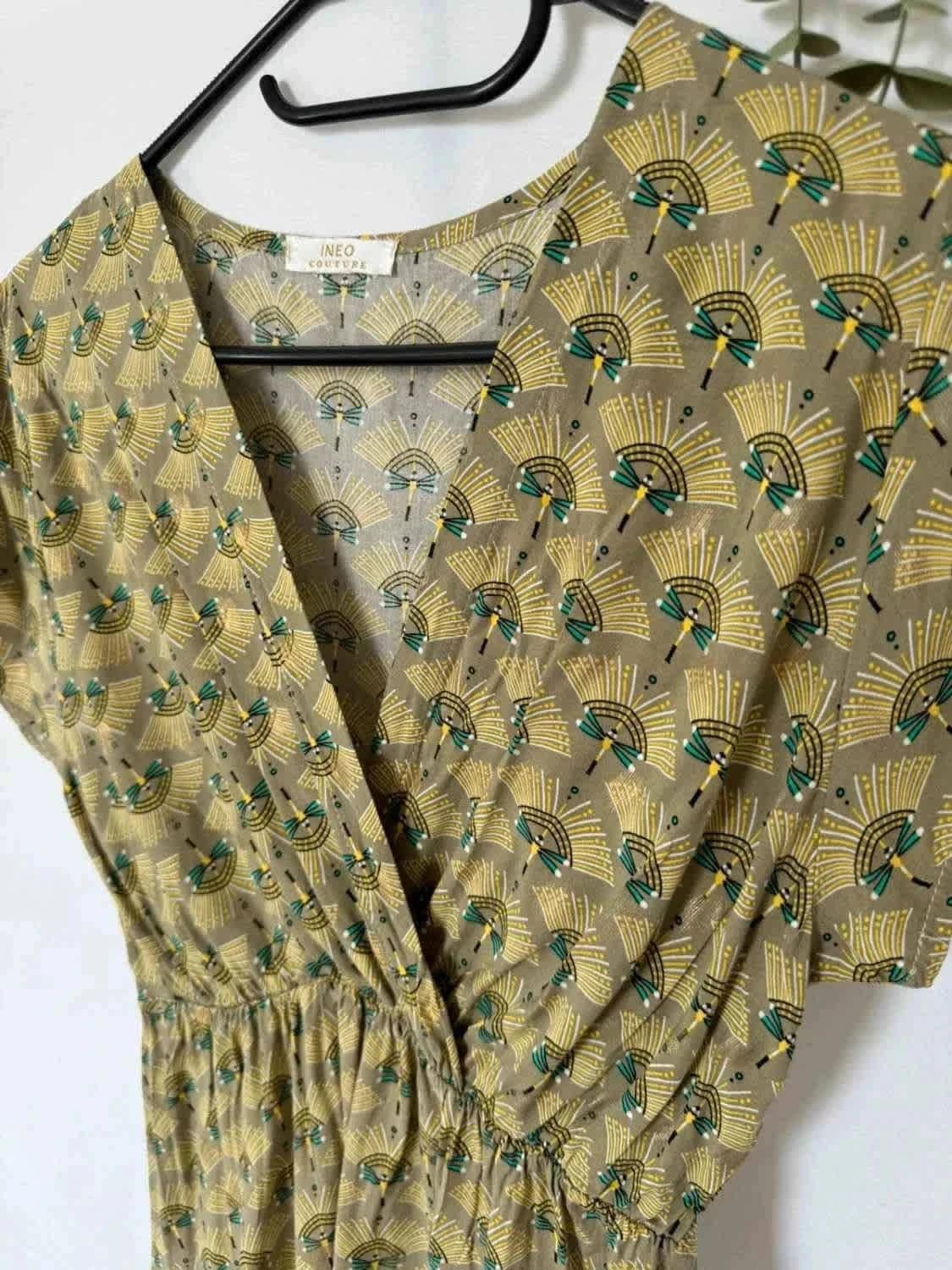 Robe mi-longue à motifs Ineo Couture taille unique - Photo 3/5