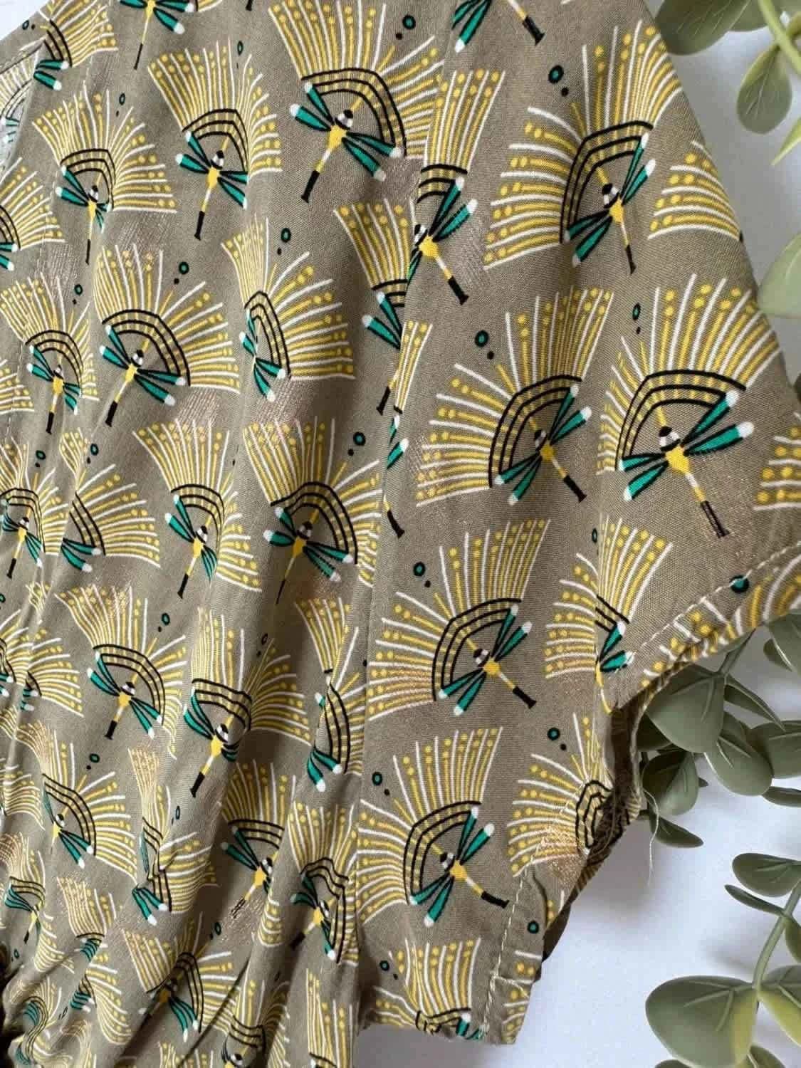 Robe mi-longue à motifs Ineo Couture taille unique - Photo 4/5