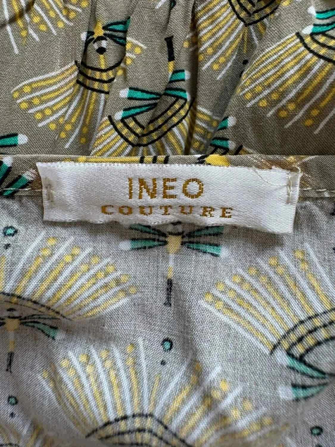 Robe mi-longue à motifs Ineo Couture taille unique - Photo 5/5