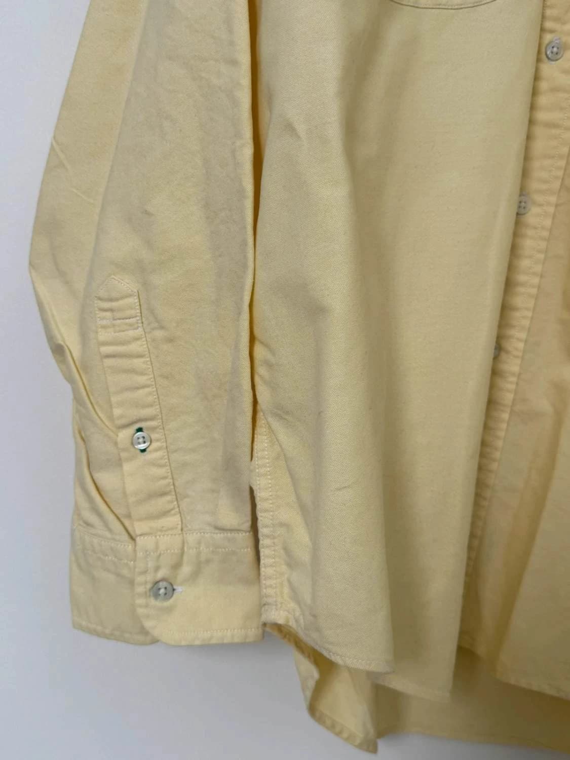 Chemise coton oxford Tommy Hilfiger jaune bouton col taille XXL - FP260164 - Photo 4/8
