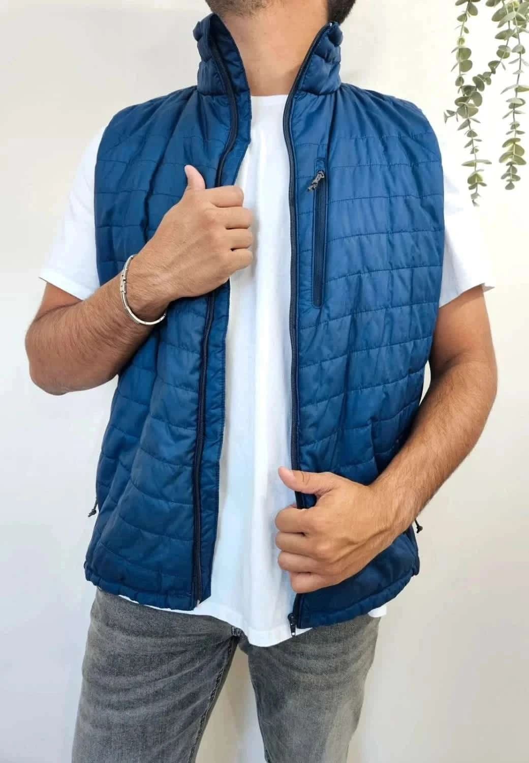 Doudoune sans manches Columbia bleu Omni-Heat taille L - Photo 1/10