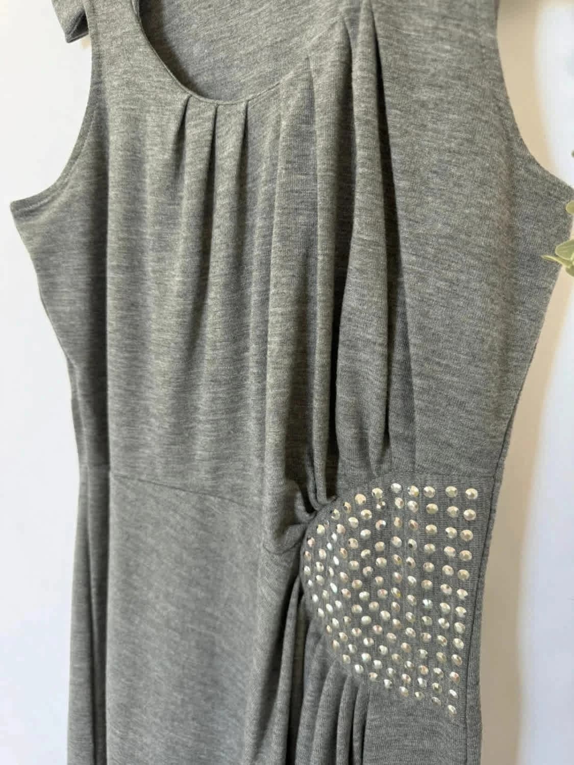 Robe grise épaisse Naf Naf taille M - Photo 3/6