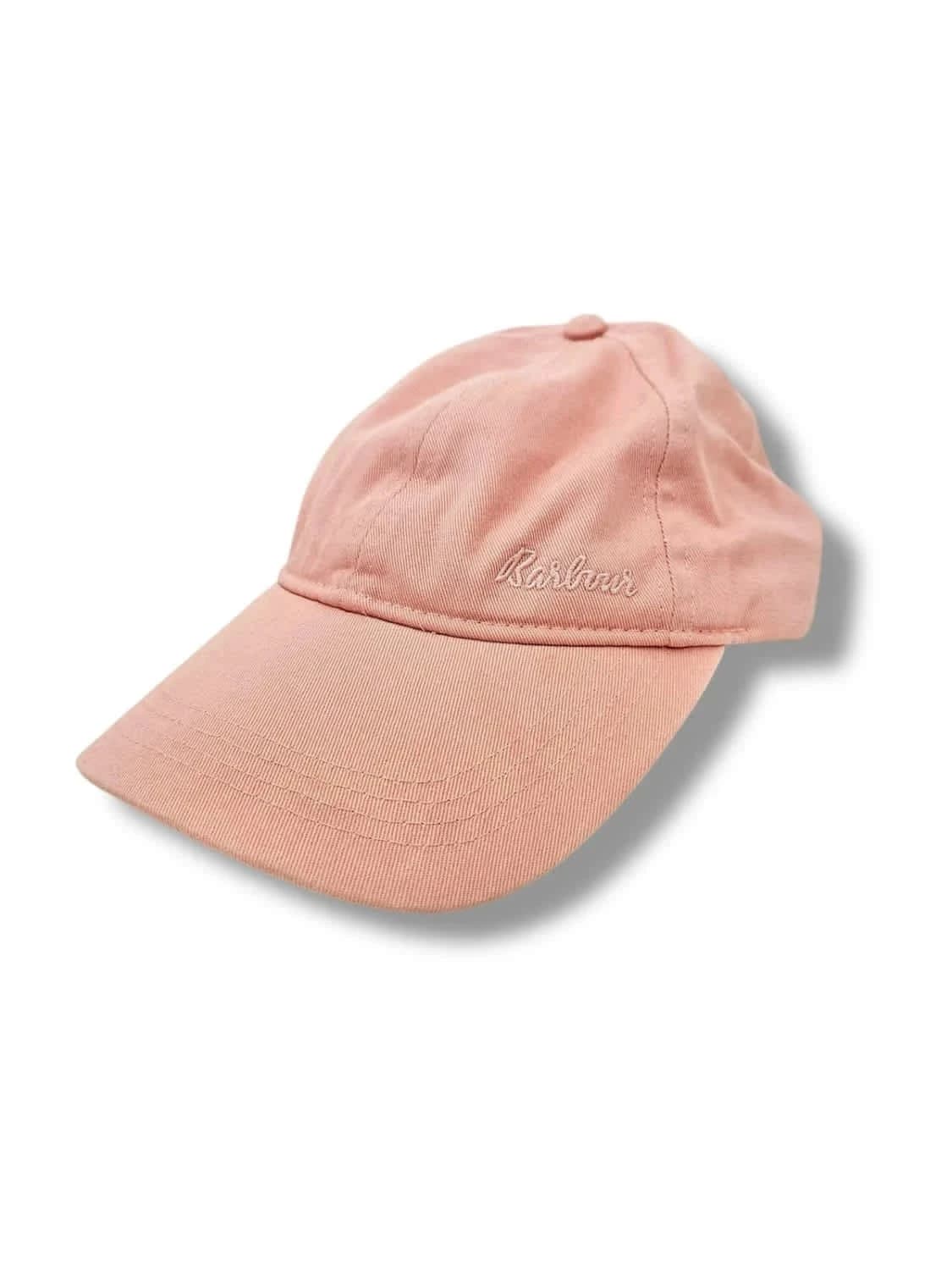 Casquette Barbour rose en coton réglable logo brodé - Photo 2/8