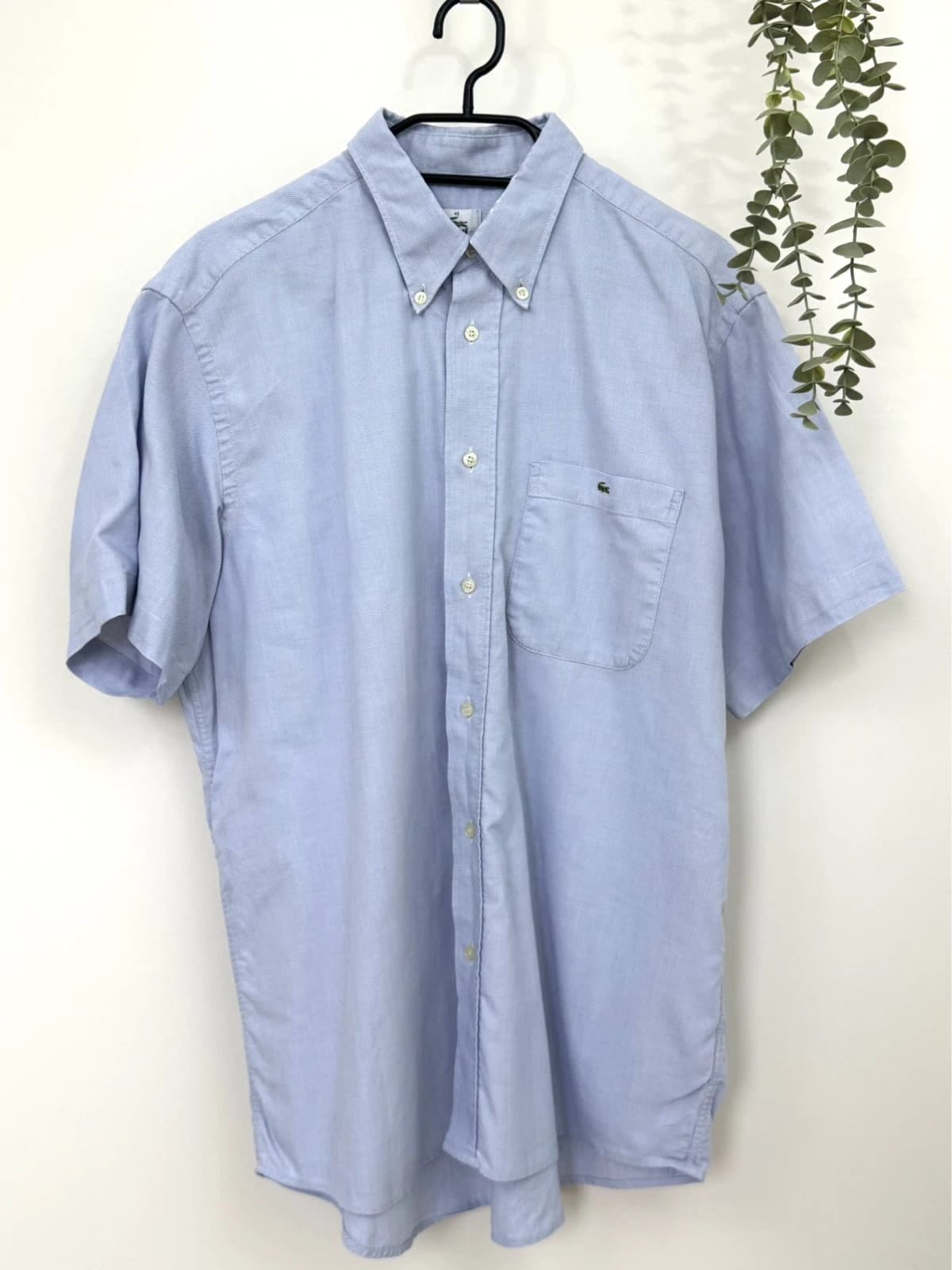 Chemise manches courtes Lacoste coton bleu ciel taille 42/XL - FP260190 - Photo 2/8