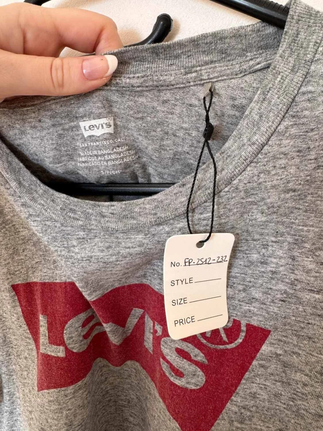 T-shirt Levi’s gris chiné logo rouge taille S - FP2512232 - Photo 5/7