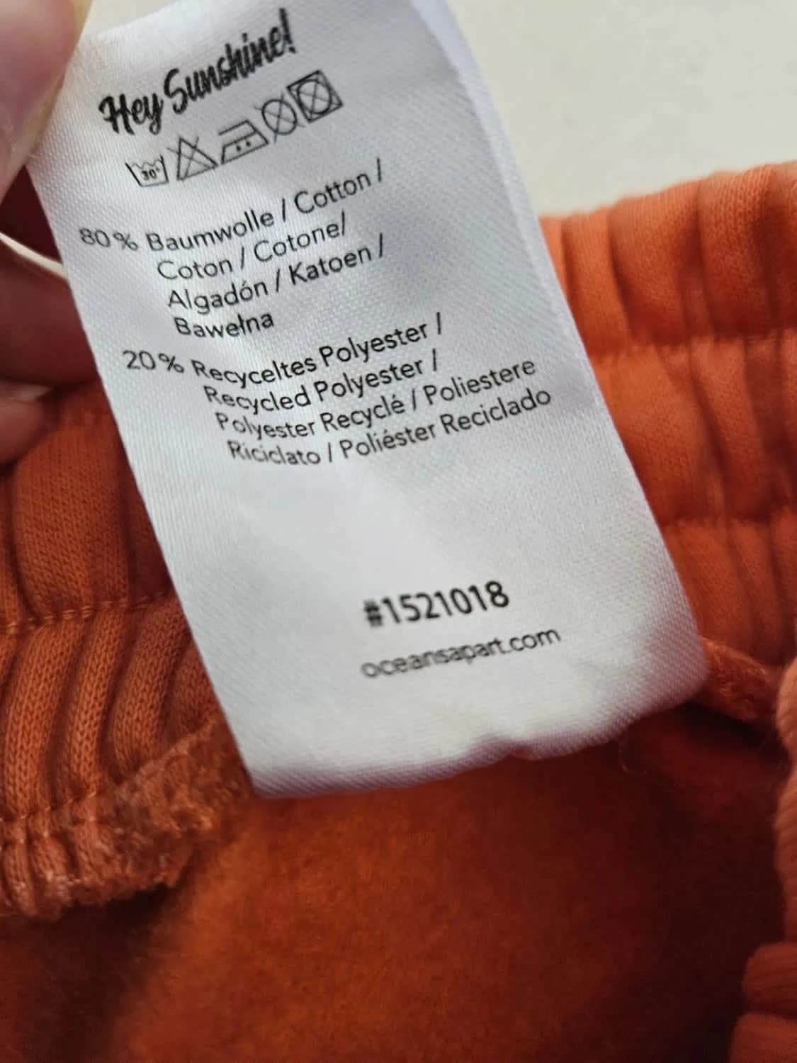 Short élastique Oceans Apart orange logo brodé taille S - Photo 8/8