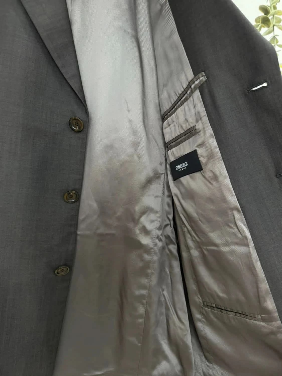 Ensemble de costume 100% laine Georges Rech taille L - Photo 7/18