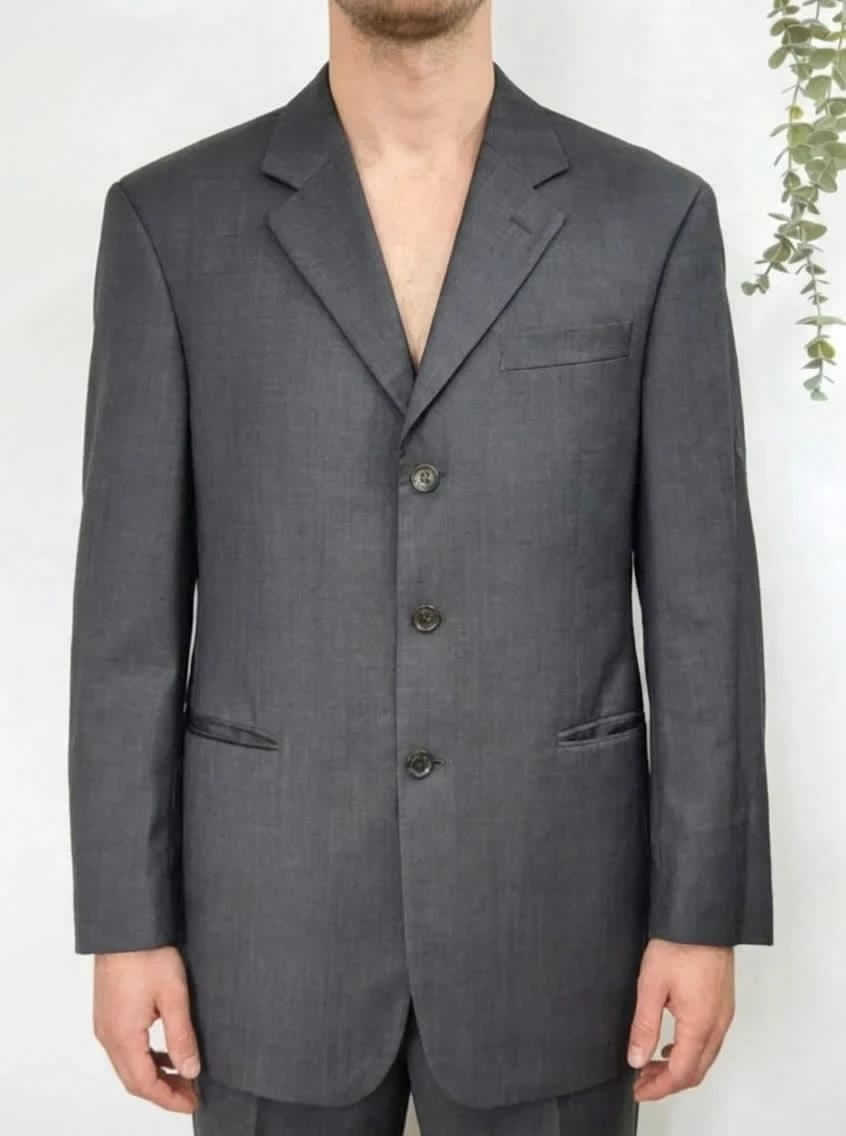 Ensemble de costume 100% laine Georges Rech taille L - Photo 2/18