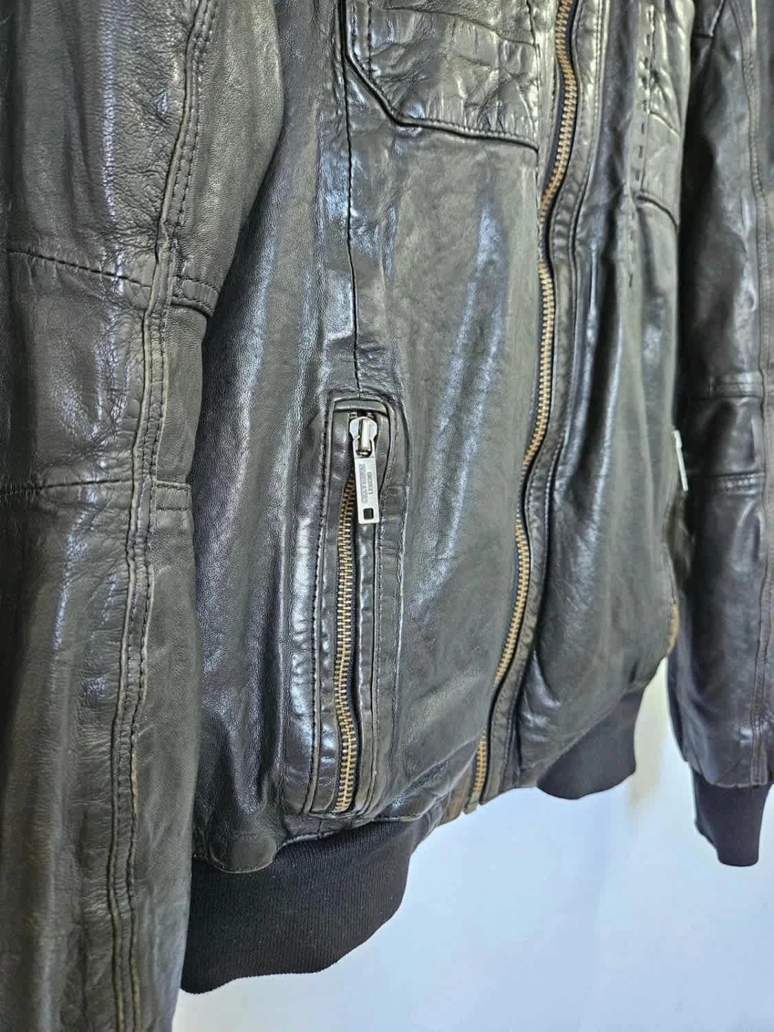 Blouson en cuir Chevignon taille XL - Photo 7/13