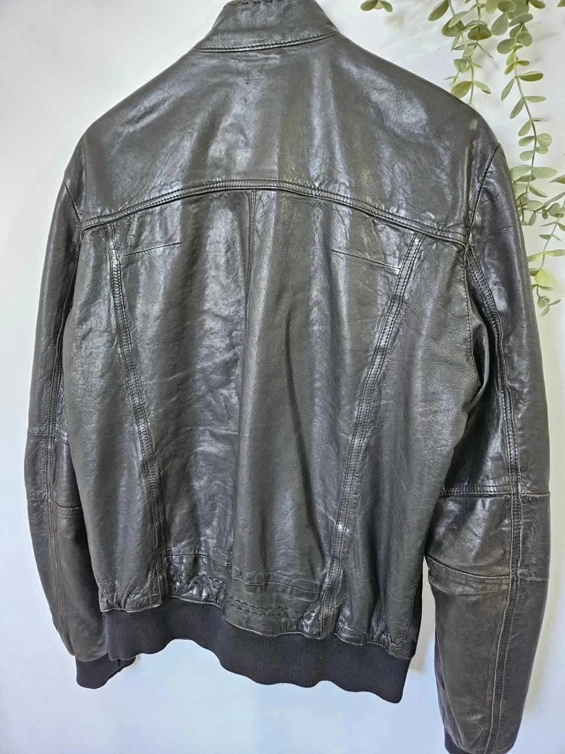 Blouson en cuir Chevignon taille XL - Photo 8/13