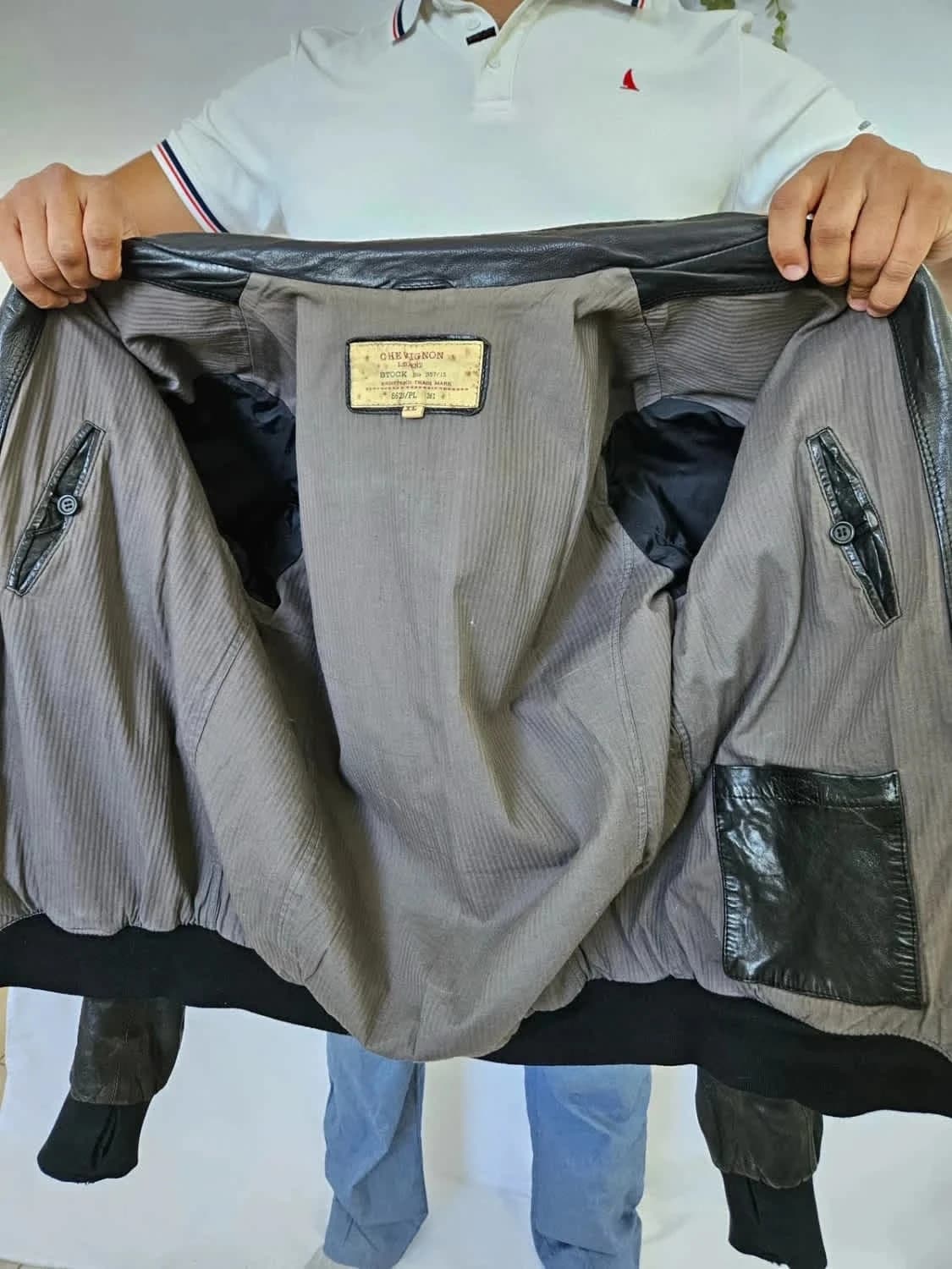 Blouson en cuir Chevignon taille XL - Photo 9/13