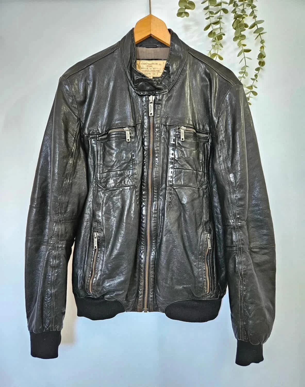Blouson en cuir Chevignon taille XL - Photo 2/13