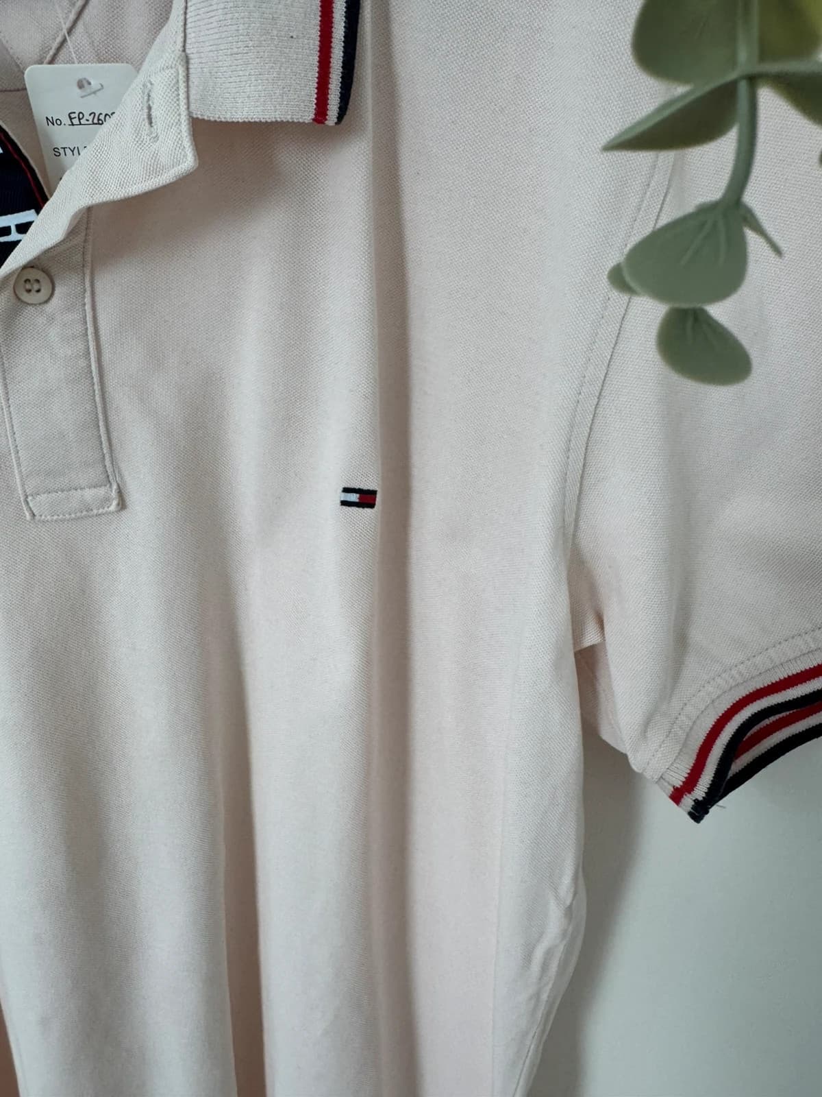 Polo slim fit Tommy Hilfiger rose pâle taille XXL - FP260270 - Photo 4/6