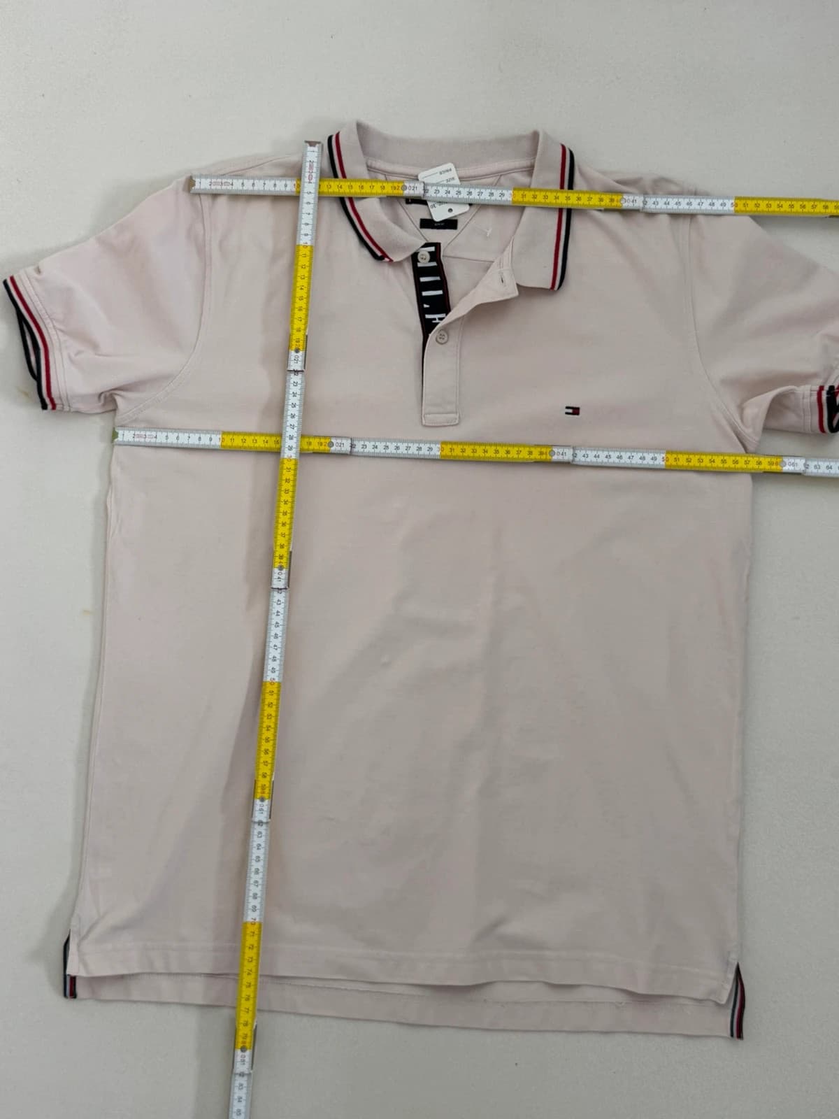 Polo slim fit Tommy Hilfiger rose pâle taille XXL - FP260270 - Photo 6/6