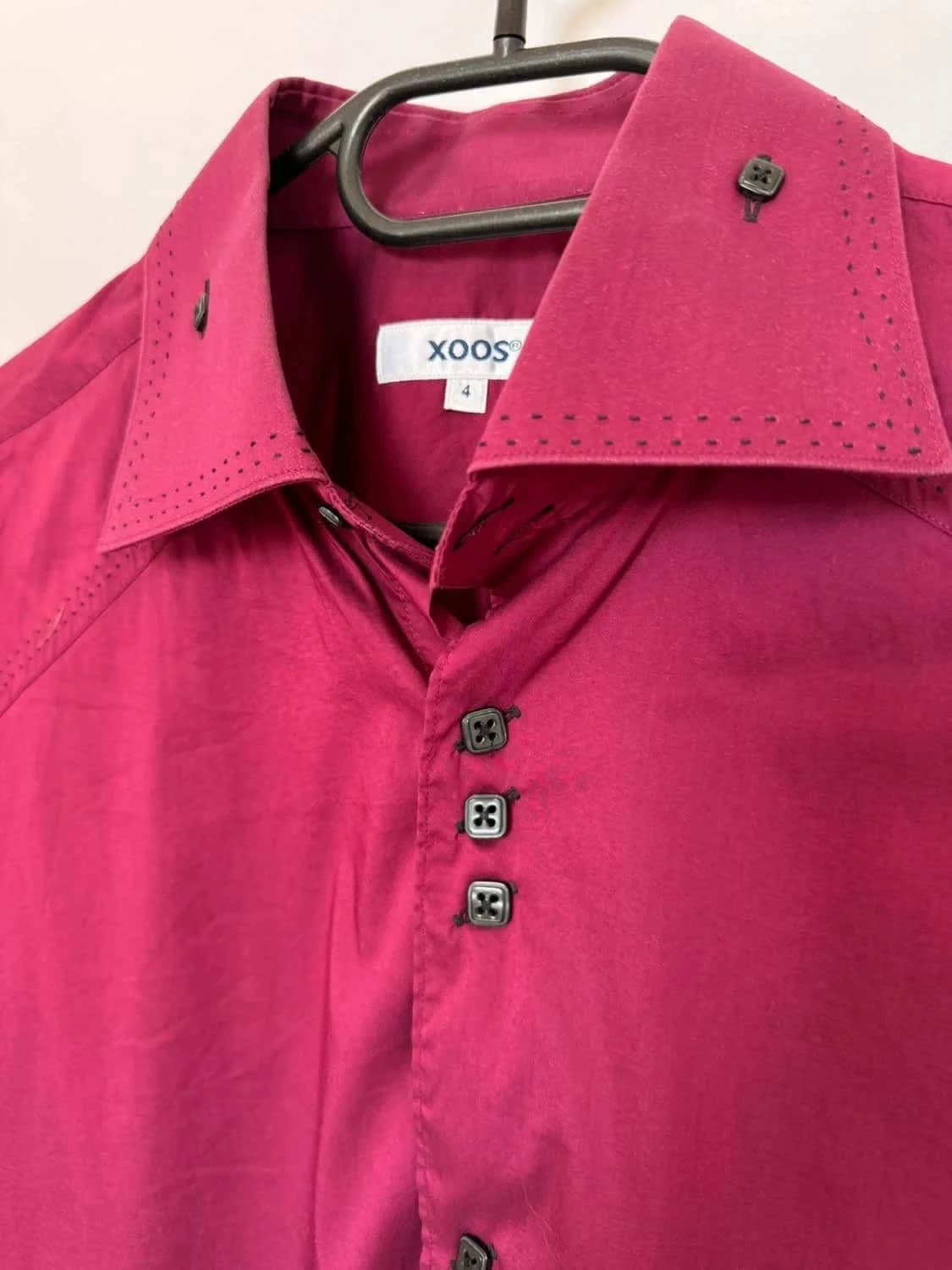Chemise bordeaux Xoos taille L - Photo 3/6
